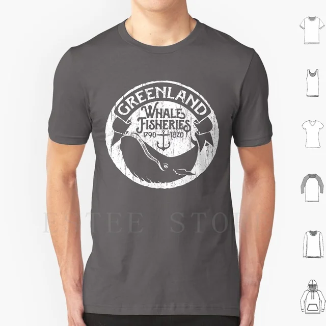 Greenland Whale Fisheries T Shirt: A DIY Print Men s Cotton Tee for Fishing Enthusiasts