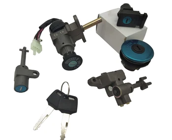 

Z019 For Yamaha ZY125T-A ZY125 Motorcycle 4 Wires Ignition Switch Lock Fuel Gas Tank Cap Cover Lock Seat Lock Storage Lock Set
