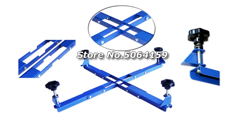 INTBUYING Manual Screen Stretcher 24"x24" Simple Mesh Screen Stretching Equipment for Silk Printing