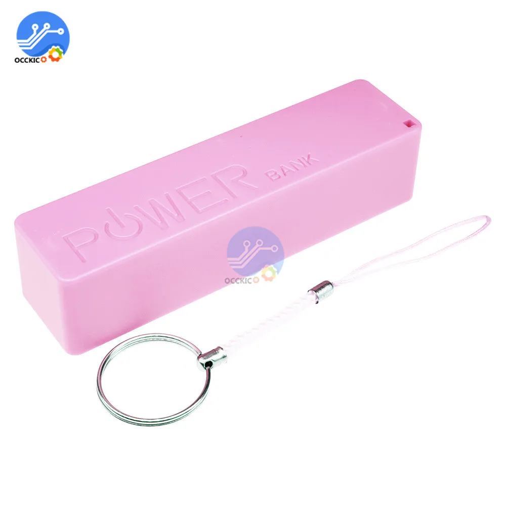 Черный/синий/зеленый/желтый портативный внешний аккумулятор USB для зарядки чехол