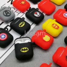 Популярный мультяшный беспроводной Чехол для наушников для Apple AirPods, силиконовый чехол для зарядки наушников s для Airpods 2, защитный чехол