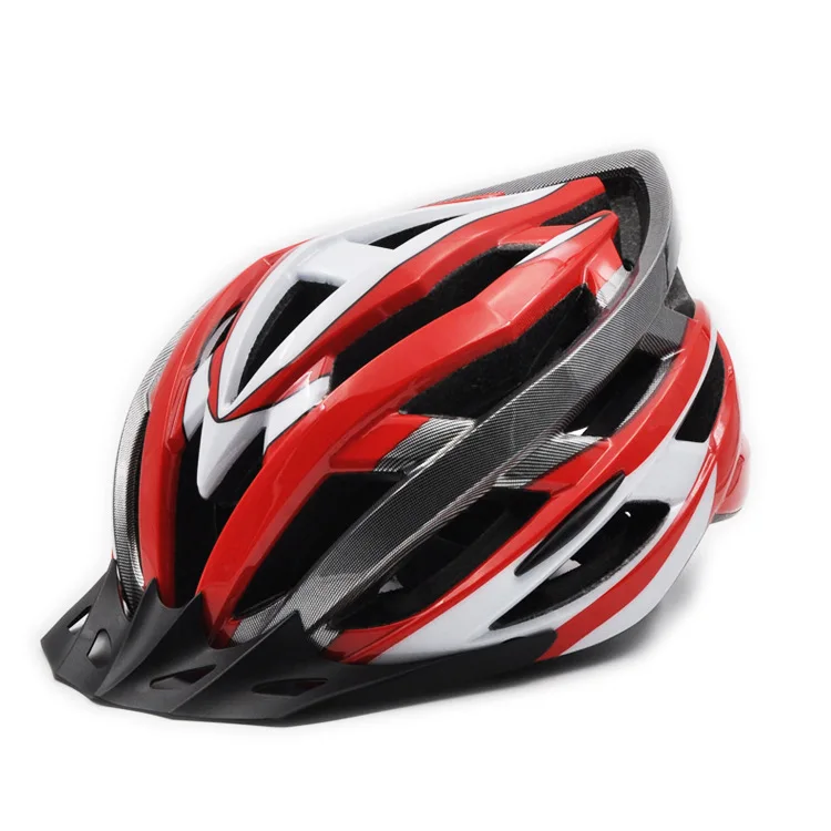 Manufacturers wholesale foreign trade with light bicycle helmet CE certification road bike helmet can be customized