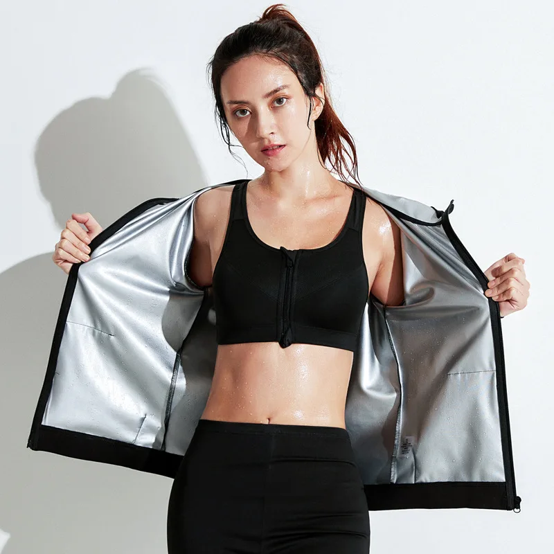 

Women Hot Sweat Jackets Running Hooded Jacket Jogging Training Yoga Tops Sportswear Fitness Zipper Sports Gym Jacket Plus Size