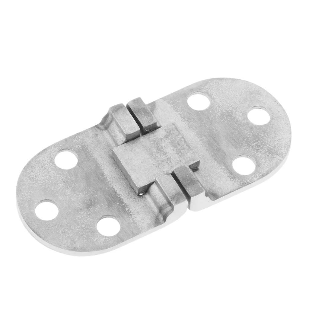 Heavy Duty 316 Stainless Steel Hatch Locker Strap Hinge Door Hinge Flush Mount for Marine Boat Yacht RV - 66 x 30mm