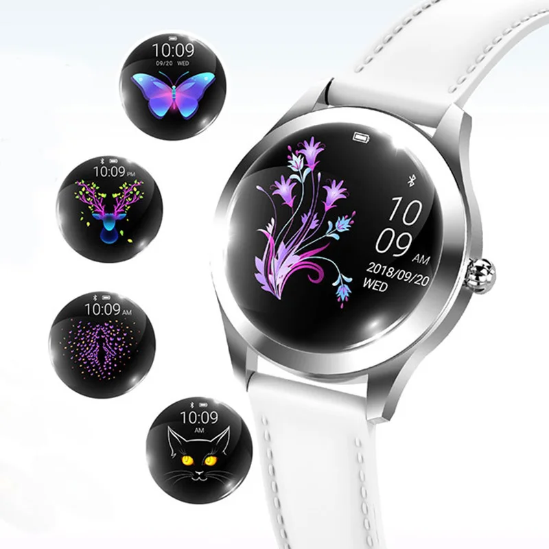 KW10 Smart Uhr Frauen 2018 IP68 Wasserdicht Herz Rate Überwachung Bluetooth Für Android IOS Fitness Armband Smartwatch