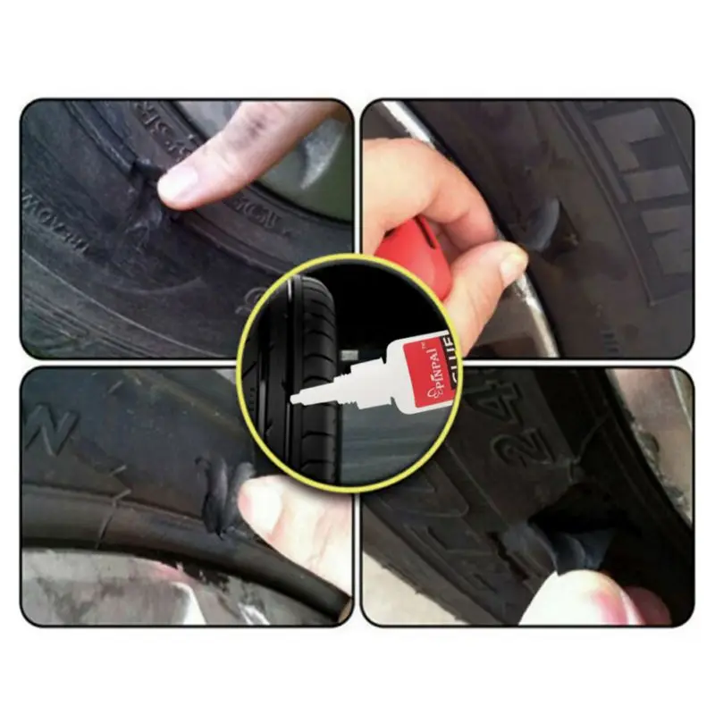 Mighty Tire Repair клей для шин наполнители клей-герметик Прокол Герметик Клей велосипед автомобиль шины ремонт патч
