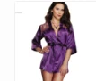 puple Сексуальное женское кружевное белье, интимное ночное белье, ночная сорочка - Цвет: puple
