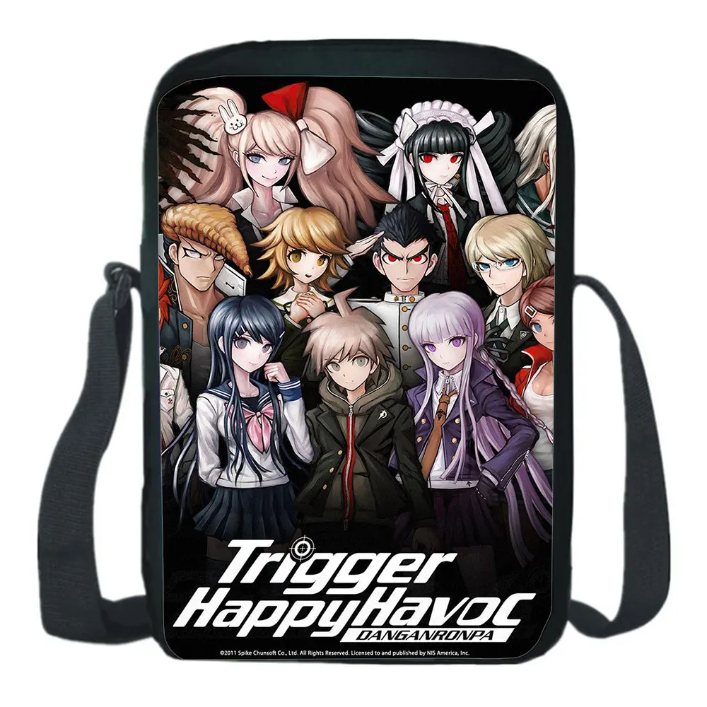 New Danganronpa Mini School Bag Backpack Casual Crossbody Bag Boy Girl Shoulder Bag Diagonal Small Backpack Light Phone Bag