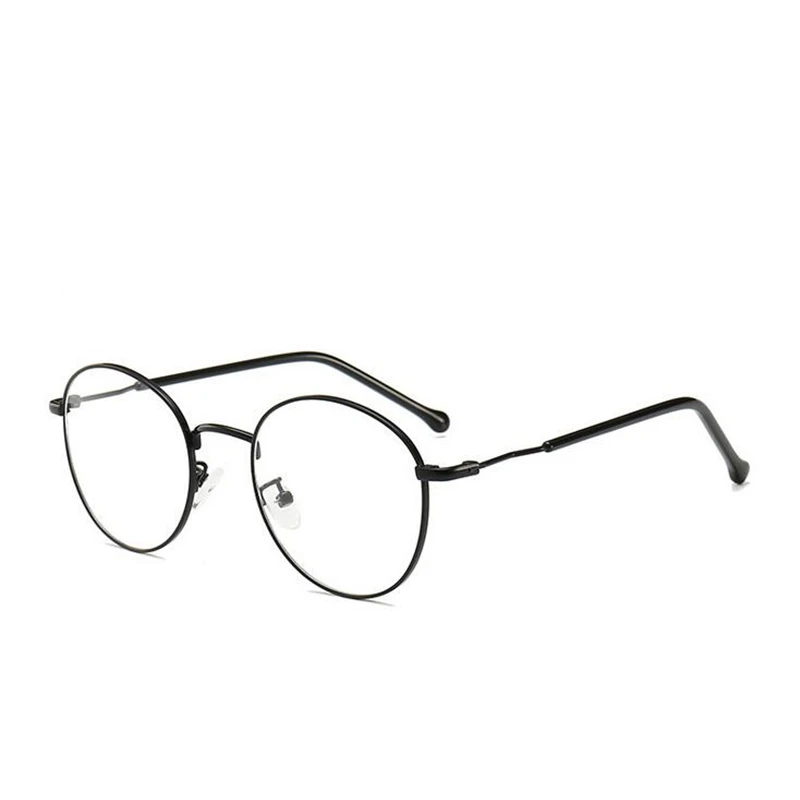 Oval 1.56 Aspherical Lens Prescription Eyeglasses Women Men Student Optical Spectacle Nearsighted Glasses 0 -0.5 -0.75 To -6.0 2