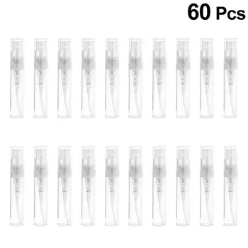 

60pcs Perfume Empty Bottles Mini Spray Bottles Cosmetics Subpackaging Bottles Makeup Sample Containers 3ml