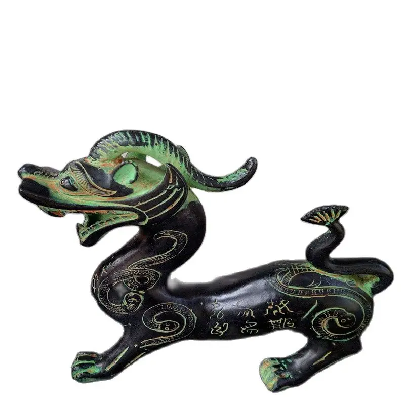 China's Old Bronze Ware Mythical Animals Statue Pi Xiu Beast | Дом и сад