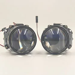 ROYALIN новейшие Биксеноновые линзы 2,5 ''HID H1 проектор Объектив LHD VER 8,1 для H1 H4 H7 авто мотоцикл фары модифицированный автомобиль-Стайлинг - Цвет: 8.1 blue