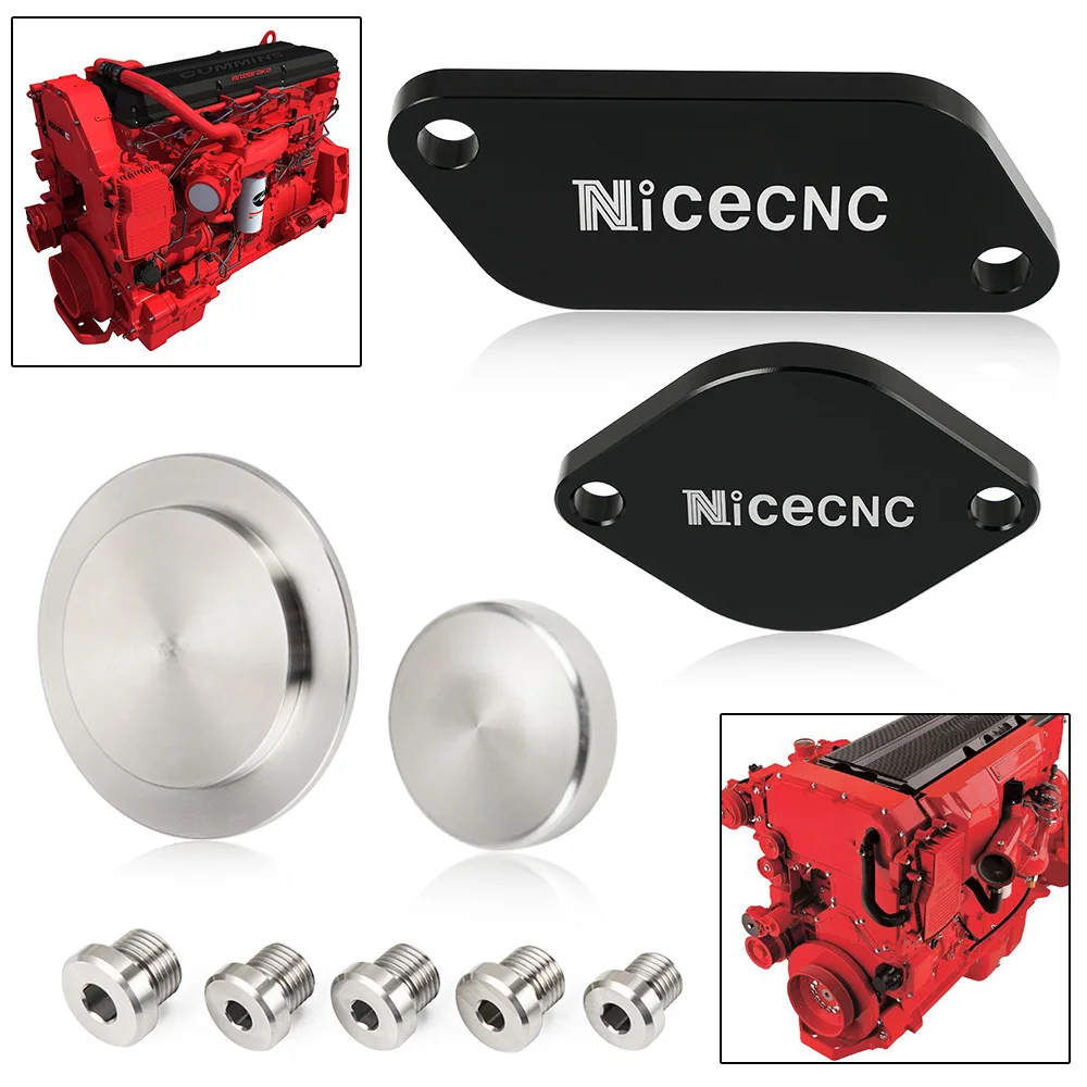 Egr Delete Block Off Plate Fits Isx 15 Cm2250 Cm2350 Egr Delete Plug