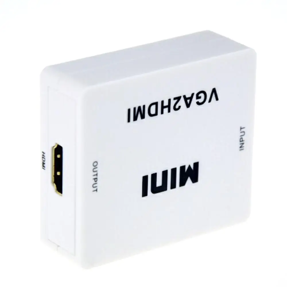 Mini Vga + Audio a Hdmi Convertitore di Hdmi Hd 1080P Convertitore di Hdmi Hd 1080P Adattatore per