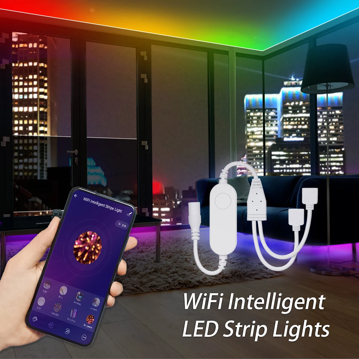 Умные светодиодные ленты 5050RGB с Wi Fi светильник световые полосы s 5/10 м 150/300LED