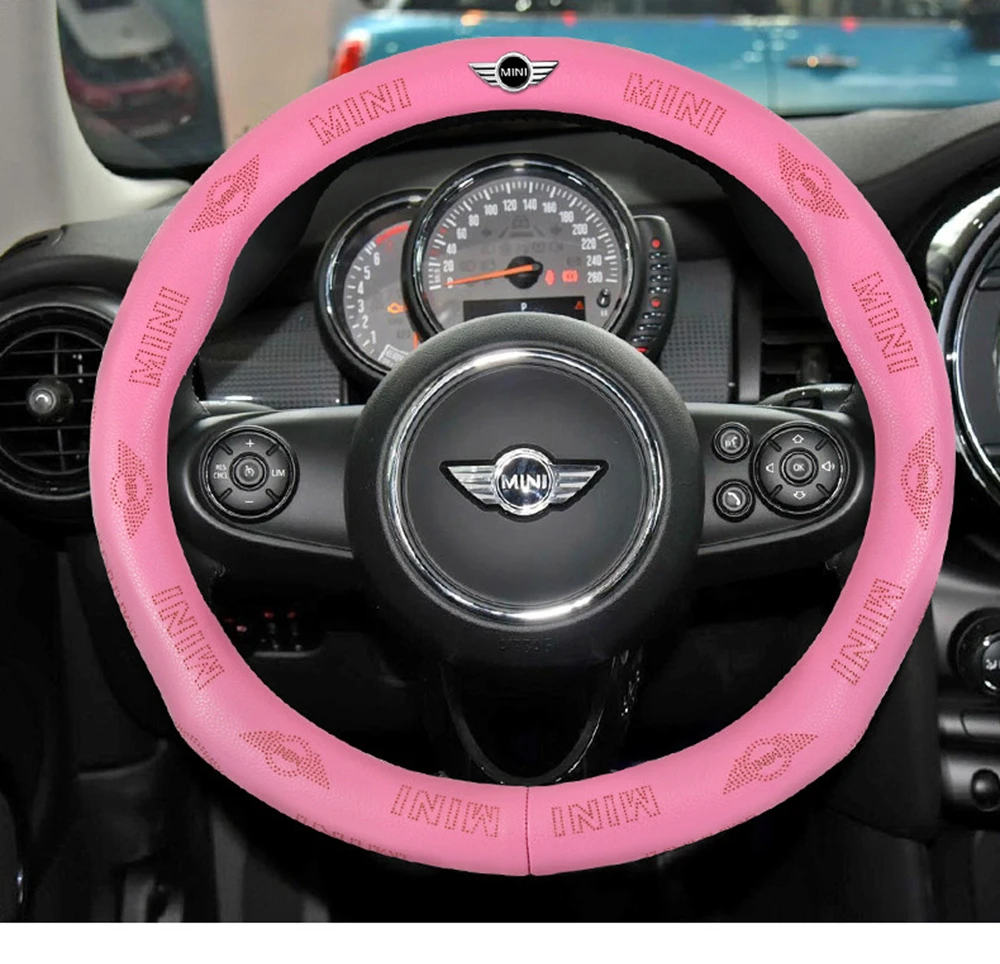 Автомобильный чехол из натуральной кожи 38 см для защиты салона Mini Cooper One R55 R56 F55 F56 автомобильные аксессуары