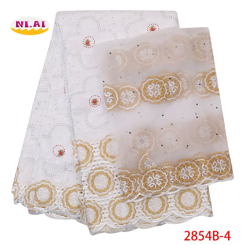 

Cotton Lace 5 Yrds+2 yards Match, Nigeria Lace Fabric Cotton, African Dresses Bazin Fabric Mr2854b