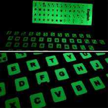 

Arabic Russian Italian German Spanish Tibetan Japanese French Korean Wubi Notebook Desktop Universal Luminous Keyboard Stickers