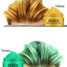 Харадзюку стиль продукты для укладки волос цветной воск краситель одноразовая формовочная паста семь цветов краска для волос tslm1