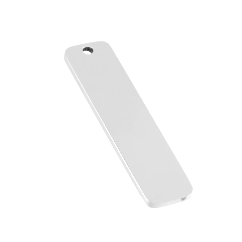 Retângulo de Aço Polimento em Branco Inoxidável Tags Pingente Dupla Face Espelho id Barra Faça Você Mesmo Colar 100% 3 dupla face espelho polimento em branco id barra diy colar