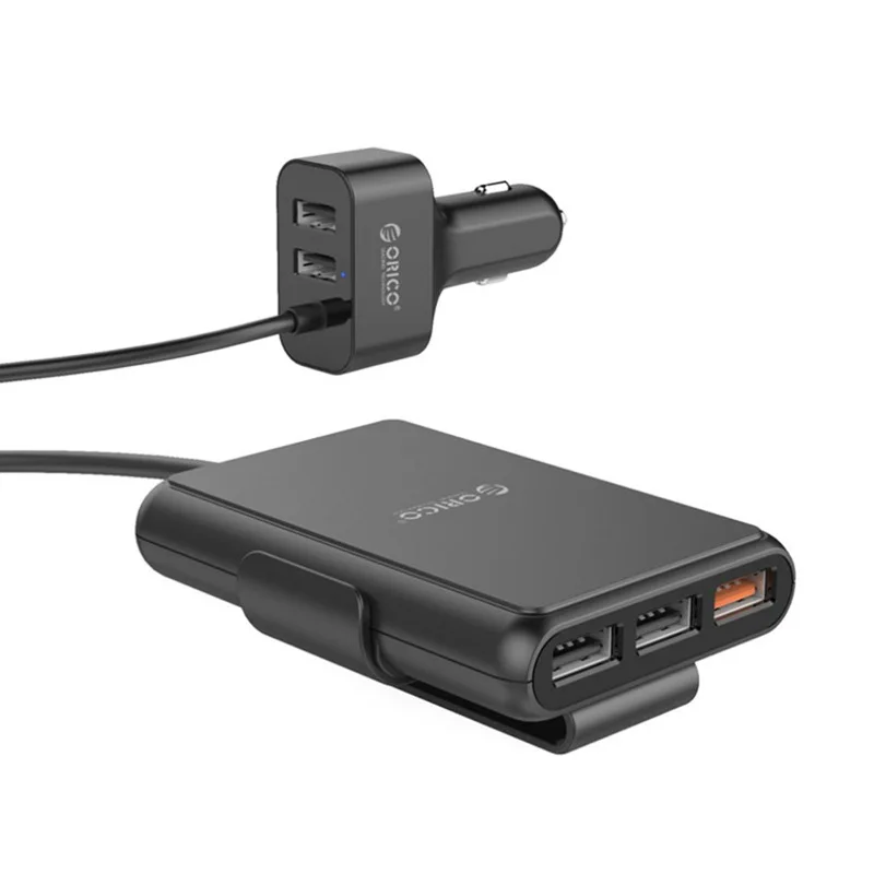 Orico 52W 5 Usb Автомобильное зарядное устройство для телефона Usb 2.4A быстрое зарядное устройство для Iphone samsung S9 Xiaomi