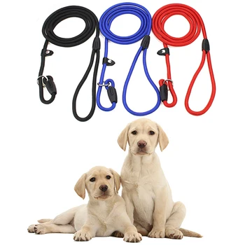 

Pet Dog Leash Nylon Adjustable Dog Training Lead Pet Walking Dog Traction Traction Rope Outdoor Pet Running Leash Lead