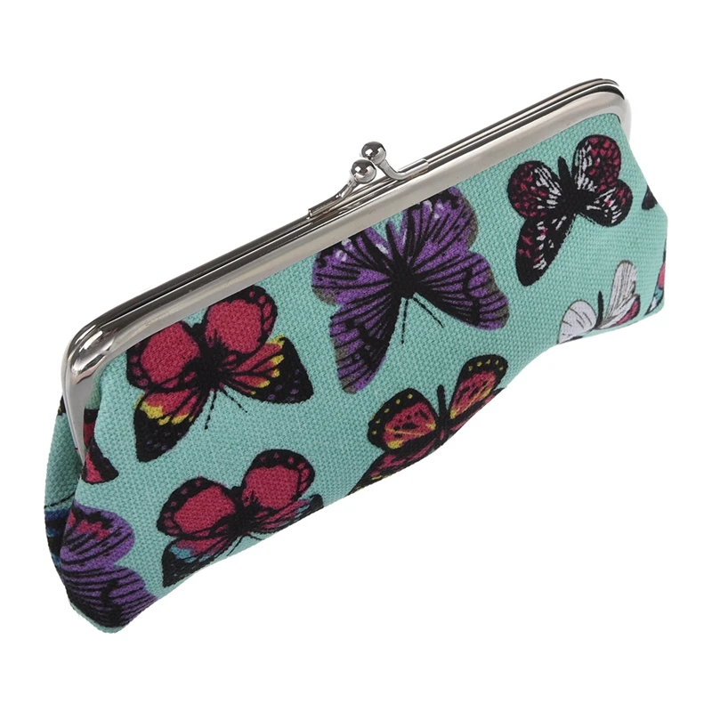 Women's Ladies Butterflies Printed Coin Purse(green
