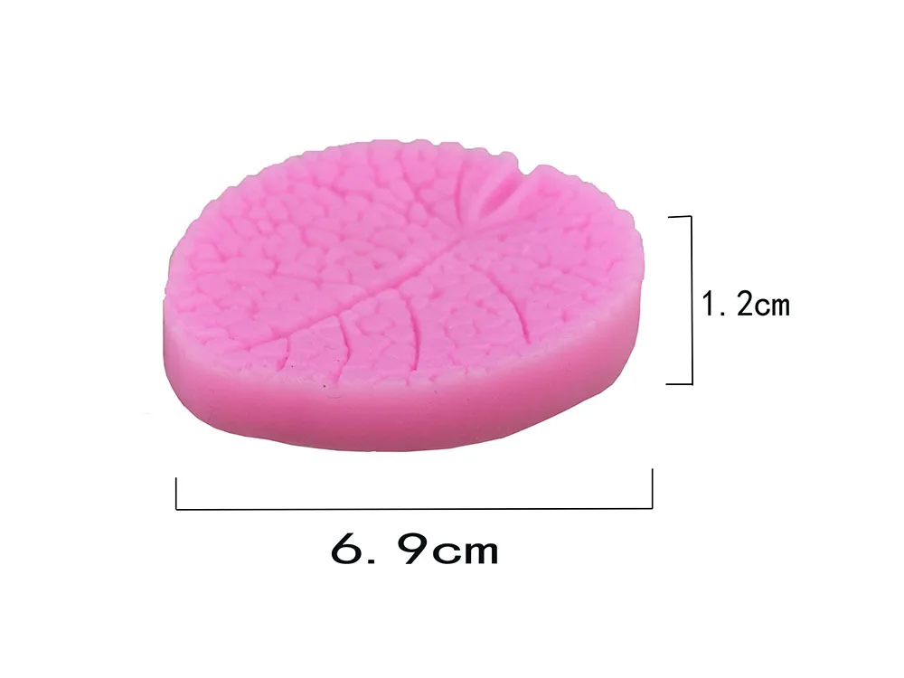 

Clay Fondant Molds Cake Flower Making Peony Rose Leaf Petal Stamp Silicone Designer DIY Leaf Veiner Fondant Double Side 3D Mold