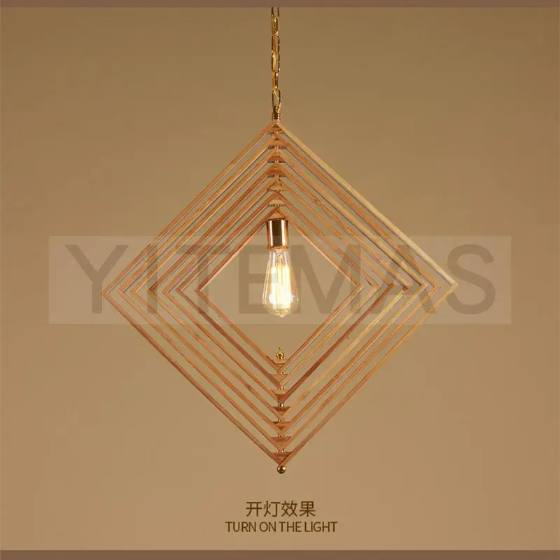 Складной бамбуковый светильник подвесной креативный Домашний Светильник сделай