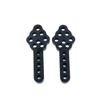 

2pcs Adjustable Angle Aluminum Shock Absorber Hoops Height Adjust Mount for 1/10 RC Crawler Axial SCX10 90046 D90 Upgrade Parts