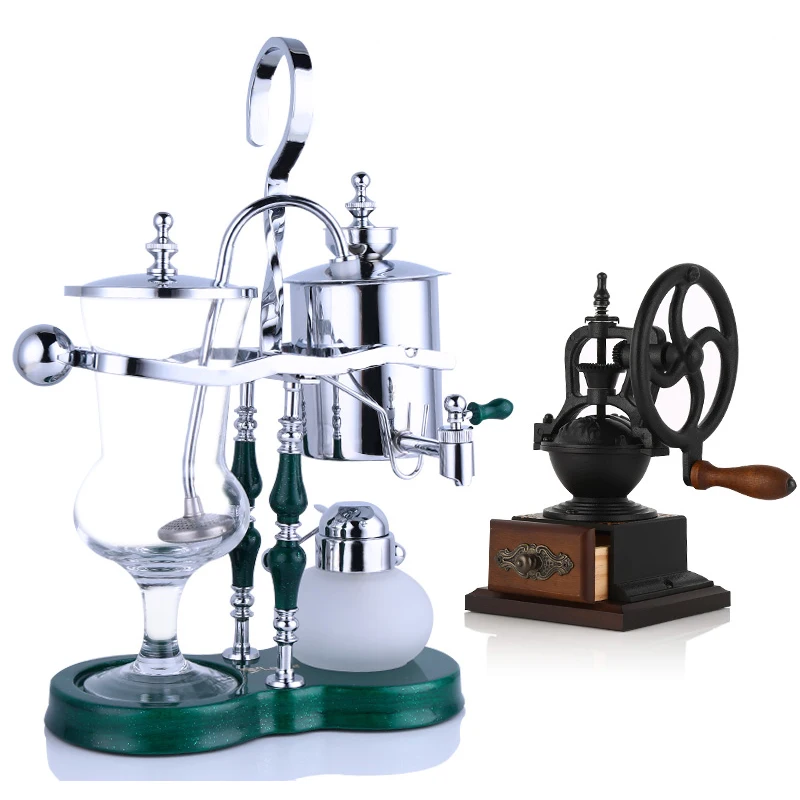 Royal Balance Syphon Maker Belgian pots Home siphon coffee makers Coffee pots+ Handwheel grinders coffee maker machine