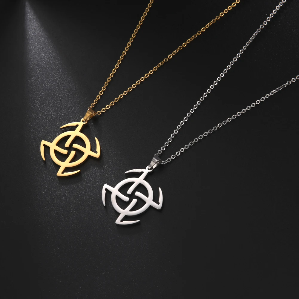 Cazador Hohl Hakenkreuz Anhänger Halskette Kolovrat Symbol Edelstahl Halsketten Für Frauen Männer Vintage-Schmuck Großhandel 2026