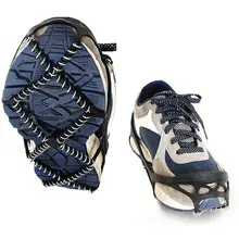 Нескользящие Пеший Туризм Спортивные Товары без труда перемещаться шипами зимние ботинки на открытом воздухе снежные льда Нескользящие кошки Non-тапки крышка