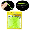 HENGJIA 50pcs/Lot Fishing Lures Soft Fishing Tackle Wobblers Artificial Bait Soft Worm Silicone Bait ► Photo 2/6