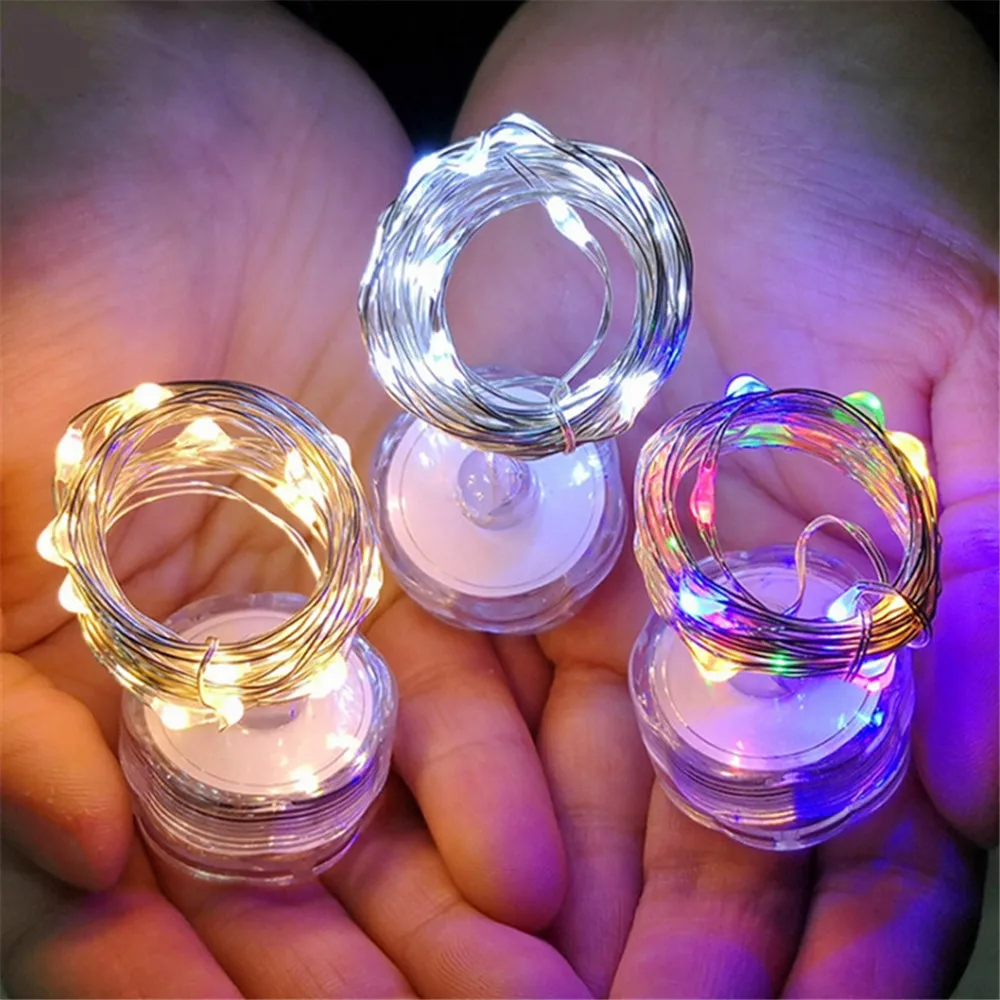 Waterproof Christmas lighting  Copper Wire Fairy String Light 2M 20 LED Underwater Candle String Garden for DIY Bottle Vase Wedd Waterproof Christmas lighting  Copper Wire Fairy String Light 2M 20 LED Underwater Candle String Garden for DIY Bottle Vase Wedd