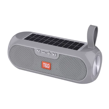 

TG182 Solar Power Speaker Portable Bluetooth Column Wireless Stereo Music Box Boombox Loudspeaker Outdoor Waterproof