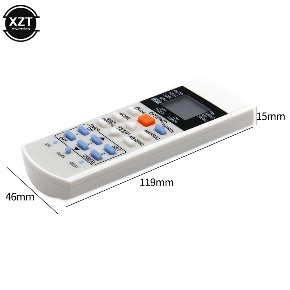VINABTY Telecomando di Ricambio applicabile per Panasonic AC A75C3755 A75C4165 CS-UE9PKE CU-UE9PKE CS-UE12PKE CU-UE12PKE CS-RE9PKE CU-RE9PKE CS-RE9PKE-3 CS-RE12PKE