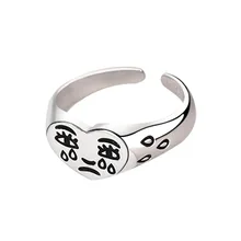  Retro Punk Men Ring Demon Skeleton Hip Hop Rock Locomotive Ring Titanium Steel Alloy Ancient Silver Color Ring Women Jewelry 