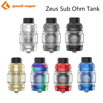 

Geekvape Zeus sub ohm tank 5ml vape atomizer fit mesh coil 810 drip tip atomizer vs zeus x fit aegis legend