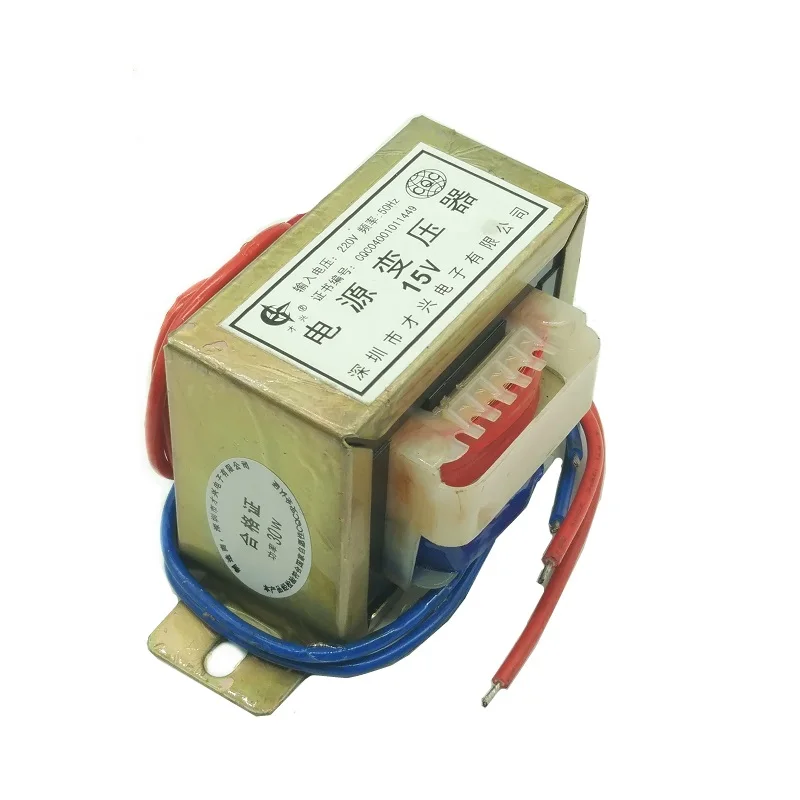 Силовой трансформатор DB-30VA 30 Вт 220 В до 15 В 2A AC AC15V трансформатор Частота питания