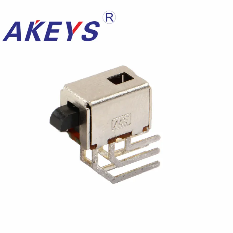 PS-22F93 Lock - free Push Button power switch with bent foot and no fixed foot
