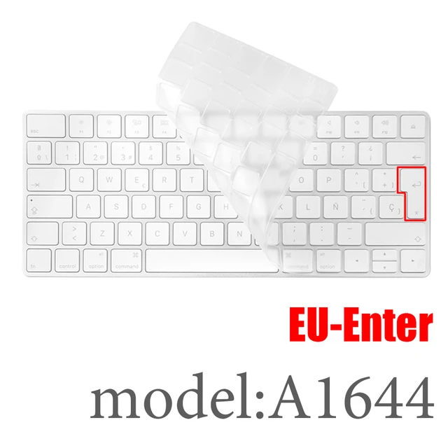 Desktop PC for Apple Bluetooth Wireless keybord MLA22LL/ A1644 A1314 IMAC Keyboard cover Protector Silicone Cover US/EU Version EUkey-A1644