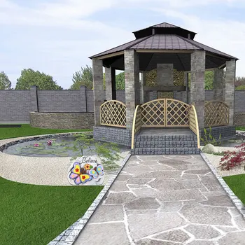 

1Pc Stepping Stone Durable Butterflies Garden Stone for Lawn