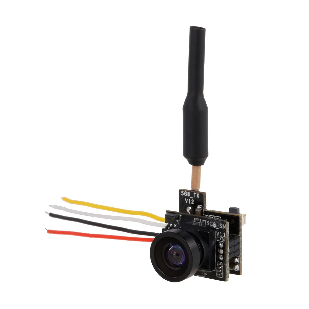

5.8G 48CH 25mW NTSC/PAL 700TVL FPV Transmitter Camera 120 Degree Lens Support OSD for Inductrix QX90 Micro RC Racing Drone