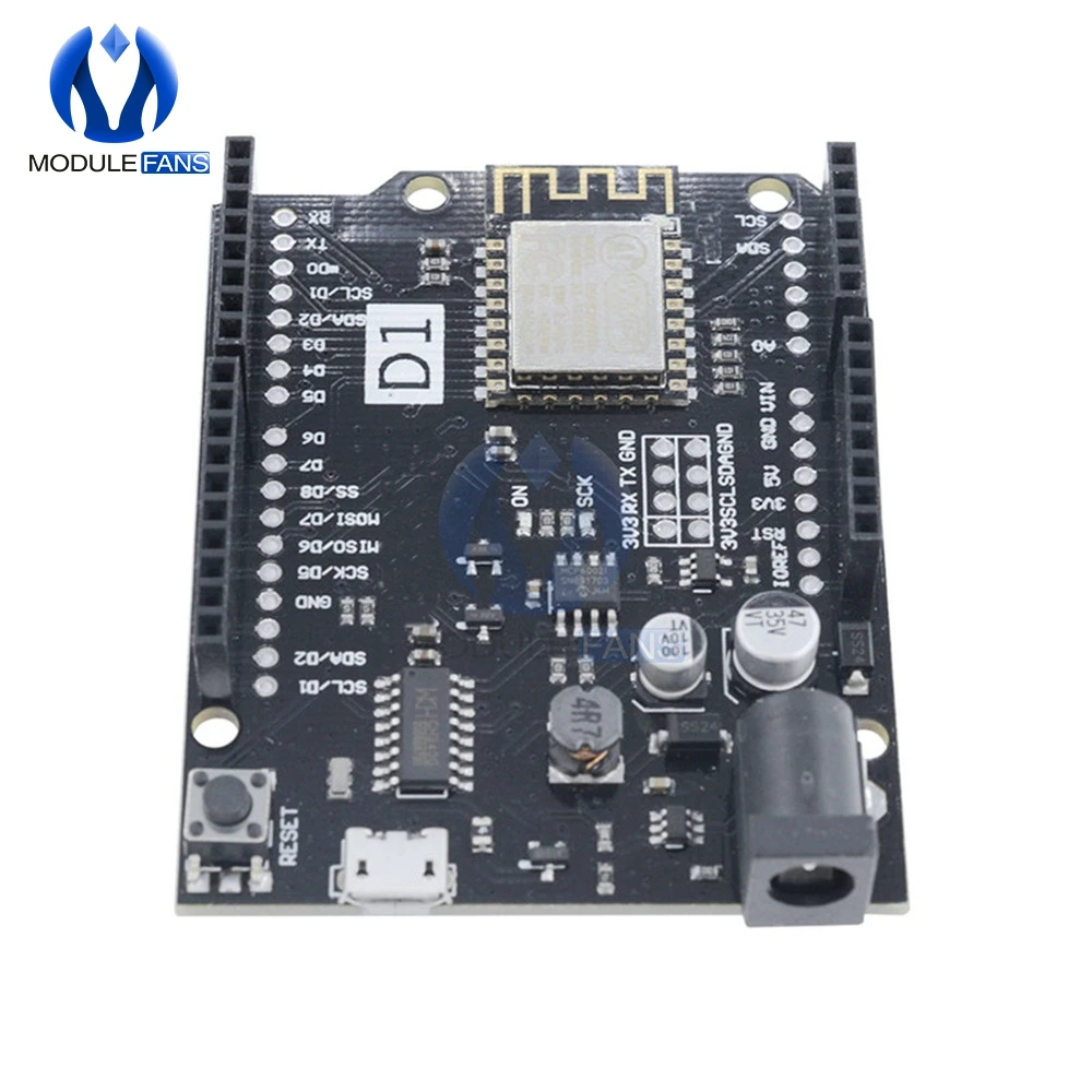 Для WeMos D1 MINI R2 WiFi UNO R3 на основе ESP8266 модуль для Arduino для IDE Nodemcu совместимый модуль Micro USB