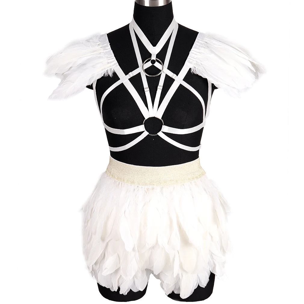 

Жгут модные сапоги в панковском стиле, сексуальное женское белье портупея вечерние Клубные Эротическое белье сексуальное женское нижнее белье, нижнее белье гот тела Пояс для чулок