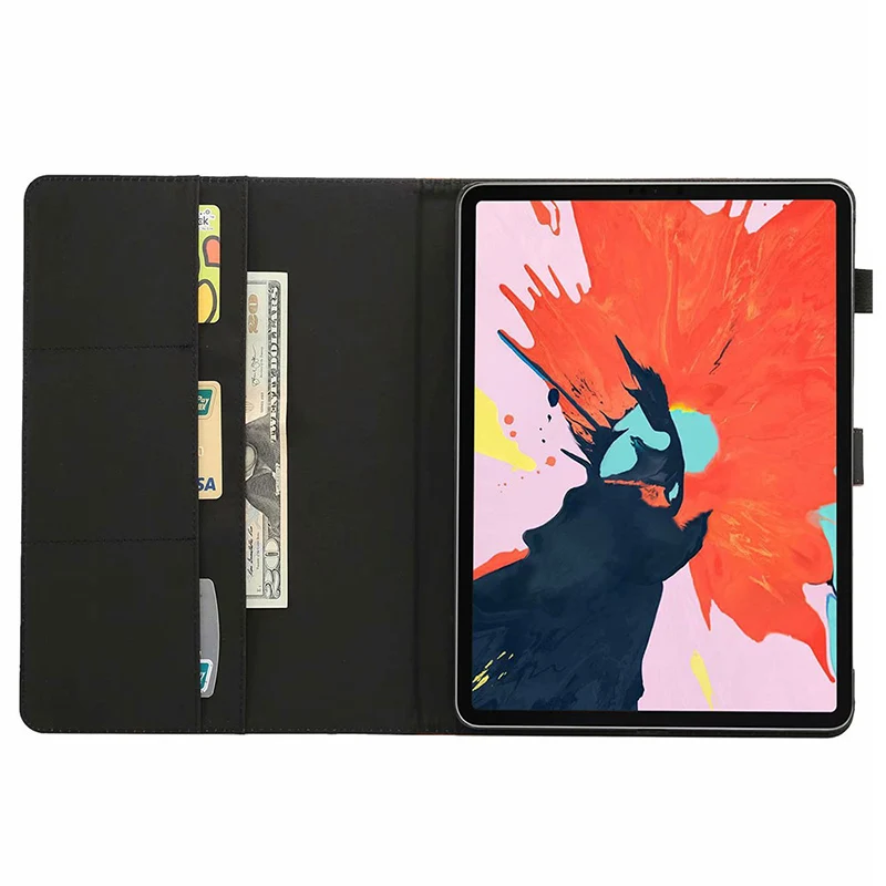 Чехол для планшета в деловом стиле для iPad Pro 12,9 дюйма A1876 A2014 A1895 a198. чехол из искусственной кожи с откидной крышкой и подставкой для iPad Pro 12,9"