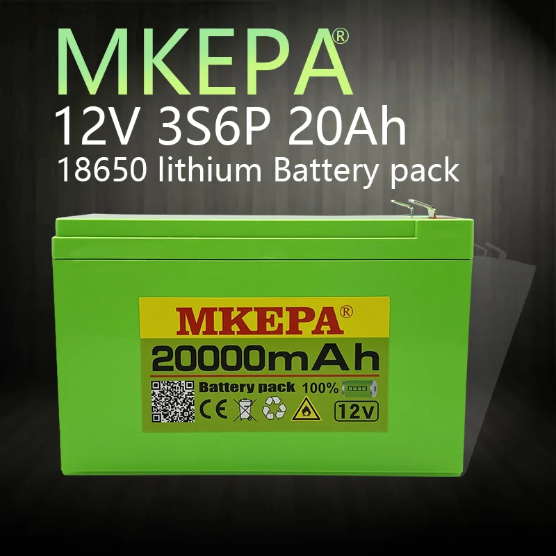 12V 20Ah 3S6P sprayer device18650lithium battery pack used for backup power surveillance camera solar equipment toy car | Электроника