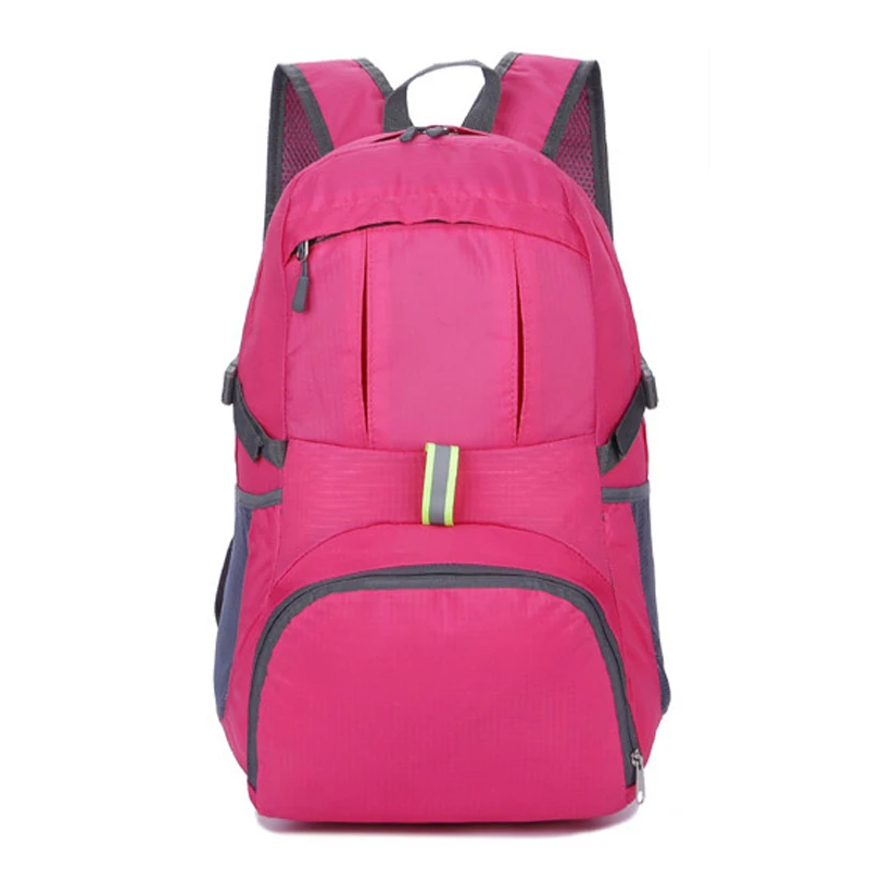 Легкий туристический рюкзак складывающийся рюкзак водостойкий походный рюкзак mochila сумка для хранения - Цвет: red