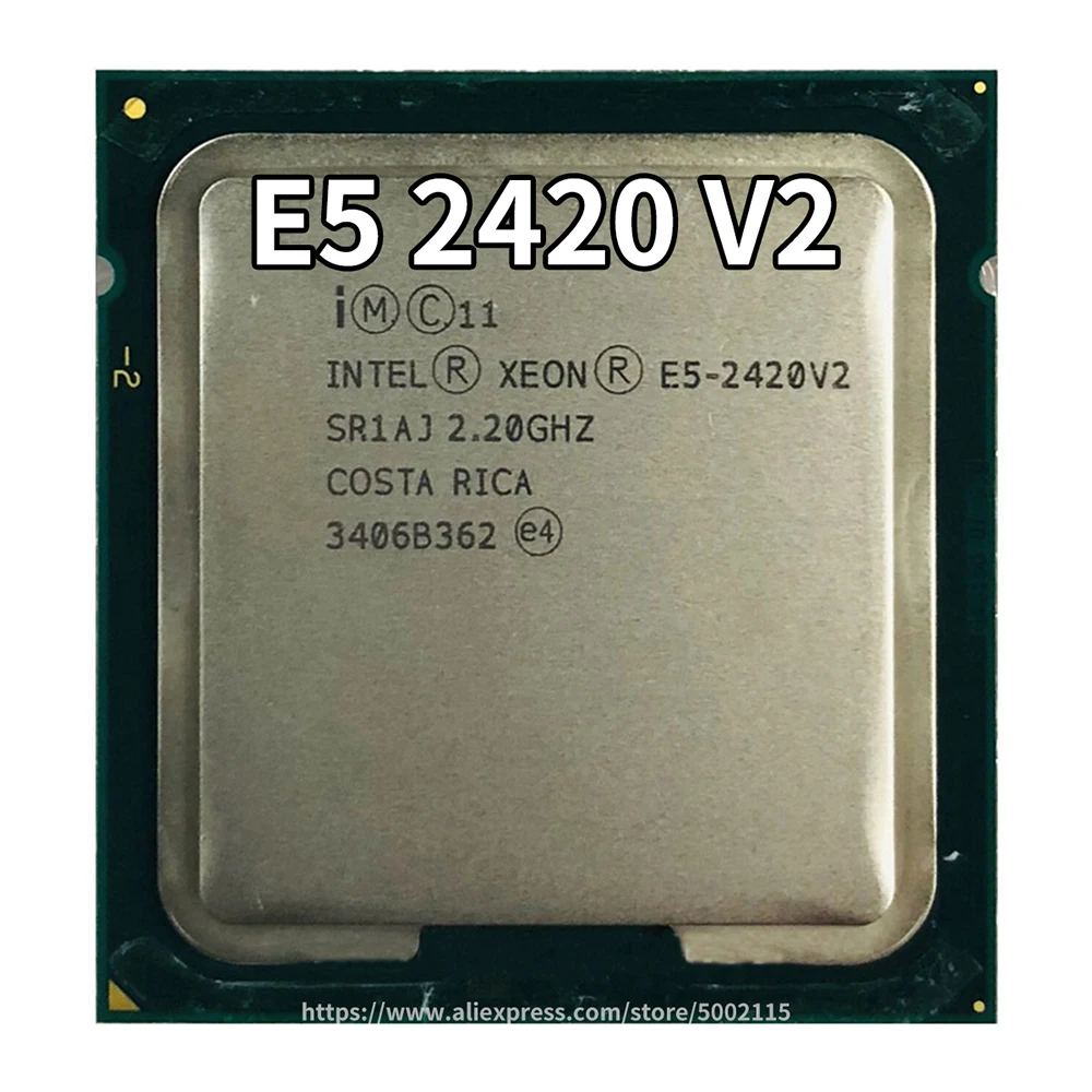 ЦП Intel Xeon E5-2420 1,9 ГГц шестиядерный Twelve ЦП 15 м 95 Вт LGA 1356 процессор и E5 2440 E5 2450 E5 2470 E5